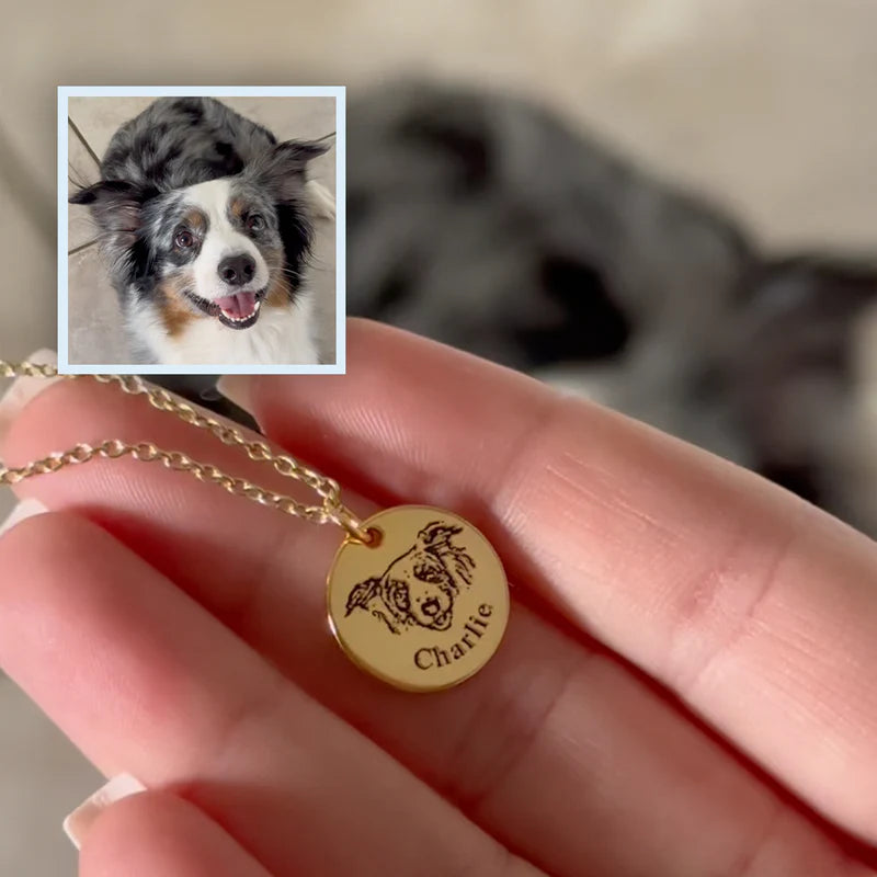 ❤️ Collar personalizado con la foto de tu mascota