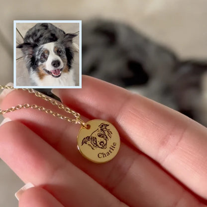 ❤️ Collar personalizado con la foto de tu mascota